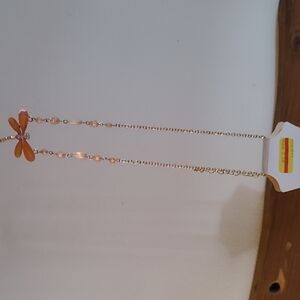 Elegant Orange Beaded Necklace